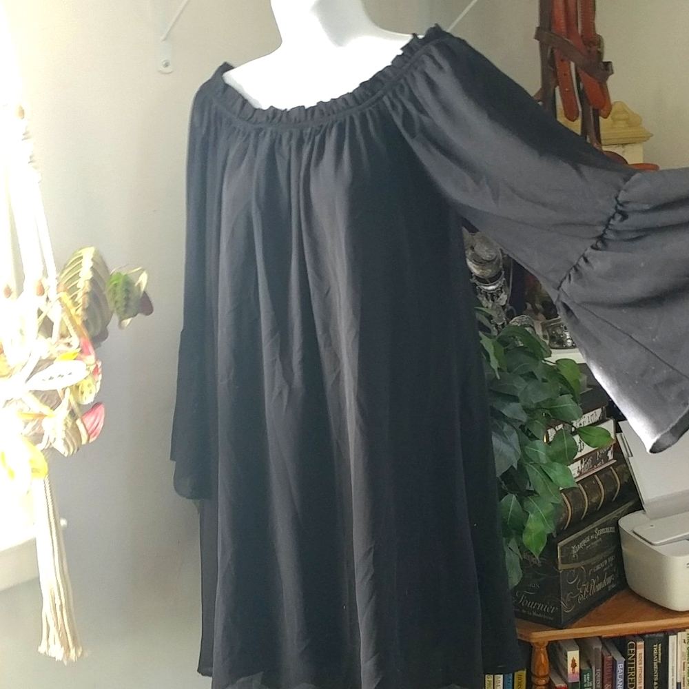 Off Shoulder Tunic Dress